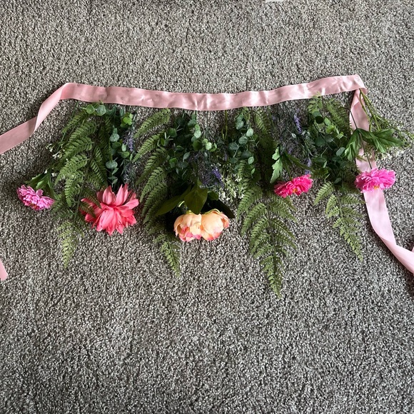 Wildflower Highchair Garland Fairy First Birthday - Picture 3 of 3